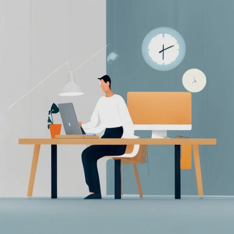 Abgeschaltetes Smartphone auf dem Schreibtisch