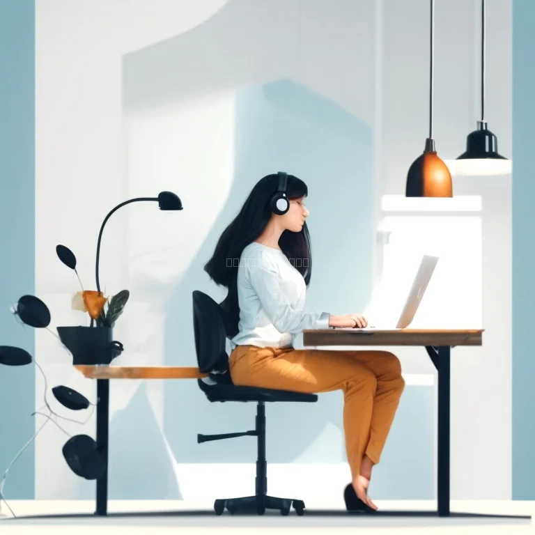 Person konzentriert beim Arbeiten ohne Ablenkungen